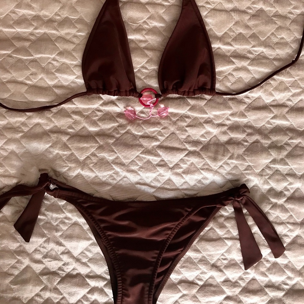 Brown swimsuit